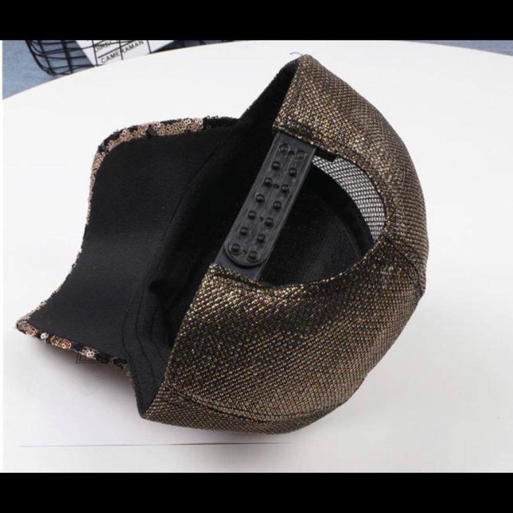 Must Have Diva Sequin Shiny Leopard Print Cap - image 2